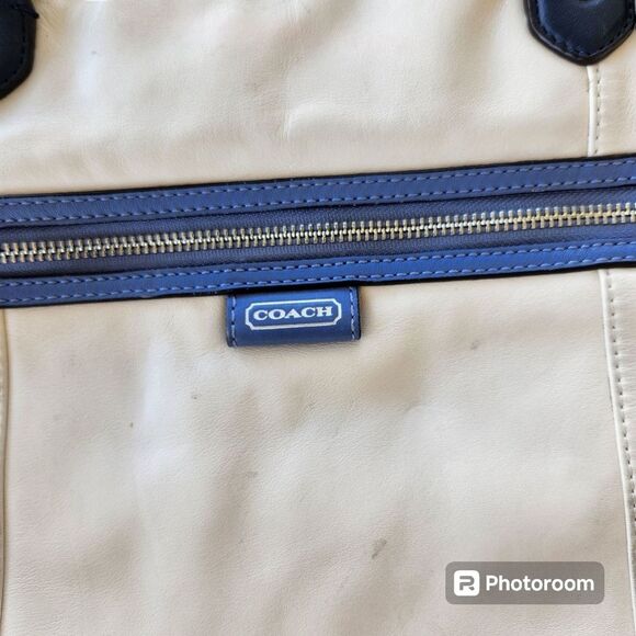 Coach Daisy Spectator Emma Tote Classic Nautical City Simple French Career Basic - Picture 2 of 6